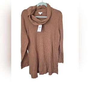 New J. Jill Mock‎ Neck Sweater Medium Tall